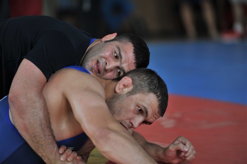 First training of Iran FR wrestling team in Tashkent